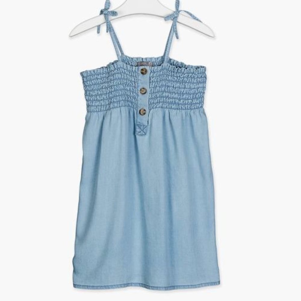 NWT Losan denim lyocell dress with adjustable straps